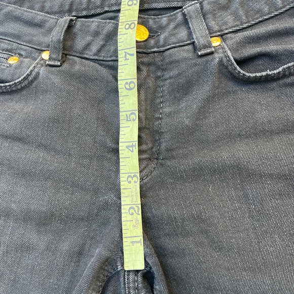 Roberto Cavalli boot cut jeans xs 38 extra small black y2k 00s 90s italy bootcut - Picture 14 of 16